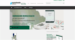 Desktop Screenshot of eurotests.fr