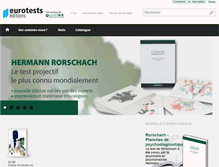 Tablet Screenshot of eurotests.fr